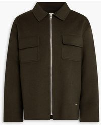 Sandro - Wool-blend Felt Jacket - Lyst