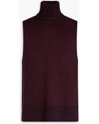 Maison Margiela - Mélange Knitted Turtleneck Sweater - Lyst