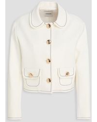 Sandro - Crepe Jacket - Lyst
