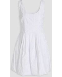 10 Crosby Derek Lam - Jade Floral-Print Cotton-Poplin Mini Dress - Lyst