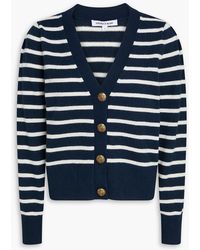 Veronica Beard - Solene Striped Cashmere Cardigan - Lyst