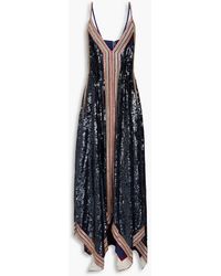 Valentino Garavani - Embellished Silk Crepe De Chine Gown - Lyst
