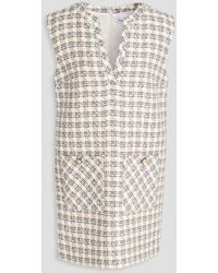 Veronica Beard - Nomi minikleid aus tweed aus einer baumwollmischung mit karomuster - Lyst