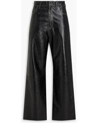 Day Birger et Mikkelsen - Elijah Leather Straight-Leg Pants - Lyst