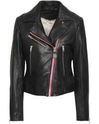 Rag & Bone Griffin Leather Biker Jacket Black