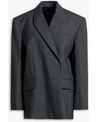 Mugler - Double-Breasted Wool Blazer - Lyst