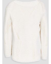 Gentry Portofino - Crochet-knit Sweater - Lyst