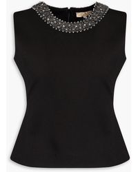 byTiMo - Embellished Jersey Top - Lyst