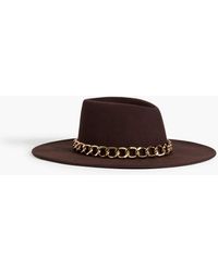 Eugenia Kim - Chain-embellished Wool-felt Hat - Lyst