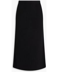 Theory - Ribbed Wool And Cashmere-blend Midi Skirt - Lyst