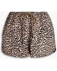 The Upside - Efrem Leopard-print Shell Shorts - Lyst