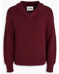 Jil Sander - Pullover aus einer baumwoll-wollmischung - Lyst