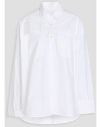 REMAIN Birger Christensen - Oversized-hemd aus baumwollpopeline - Lyst