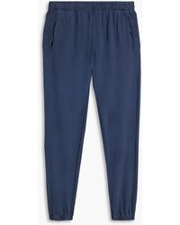 Onia - Faded French Cotton-terry Track Pants - Lyst