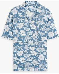 Onia - Floral-print Twill Shirt - Lyst