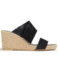 Vince Garlin Suede Espadrille Wedge Sandals - Lyst