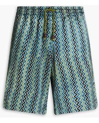SMR Days - Hiri Printed Silk Drawstring Shorts - Lyst