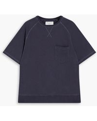Officine Generale - Chris French Cotton-terry T-shirt - Lyst