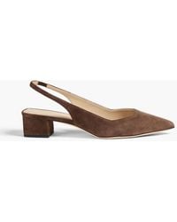Theory - Braxia Suede Slingback Pumps - Lyst