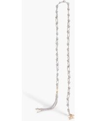 Rosantica - Crystal-Embellished-Tone Shoulder Strap - Lyst