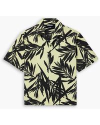Jacquemus - Camp-Collar Floral-Print Cotton-Canvas Shirt - Lyst