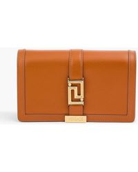 Versace - Greca Goddess Leather Wallet - Lyst