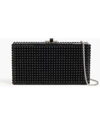 Judith Leiber - Sleek Rectangle Crystal-Embellished-Tone Clutch - Lyst