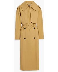 Co. - Double-breasted Tton-blend Trench At - Lyst