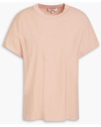 Vince - Linen-blend T-shirt - Lyst