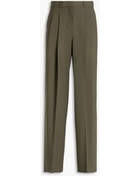 Theory - Wool-blend Straight-leg Pants - Lyst