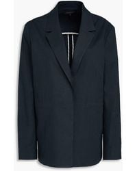 Rag & Bone - Spencer Linen-Blend Crepe Blazer - Lyst