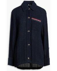 Thom Browne - Cotton-Blend Tweed Jacket - Lyst