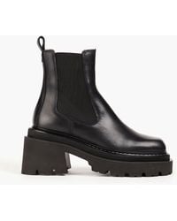 Sandro - Embellished Leather And Suede Chelsea Boots - Lyst