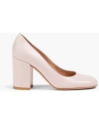 Gianvito Rossi - Adelle Leather Pumps - Lyst