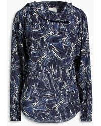 Isabel Marant - Tiphane Printed Silk Crepe De Chine Top - Lyst