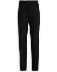 Versace - Grain De Poudre Wool Straight-Leg Pants - Lyst