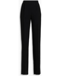 Roland Mouret - Pleated Cady Straight-leg Pants - Lyst