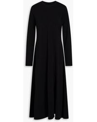 Another Tomorrow - Stretch-lyocell And Cotton-blend Jersey Midi Dress - Lyst