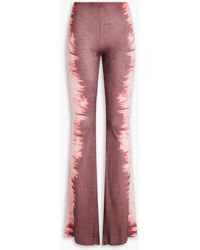 16Arlington - Alecto Belted Wool-blend Jersey Skinny Pants - Lyst