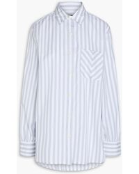 Rag & Bone - Maxine gestreiftes hemd aus baumwollpopeline - Lyst