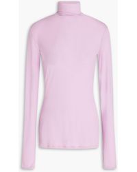 PUCCI - Rollkragenoberteil aus stretch-jersey - Lyst
