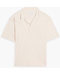 Hamilton and Hare - French Cotton-terry Polo Shirt - Lyst