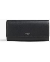 Serapian - Pebbled-Leather Continental Wallet - Lyst