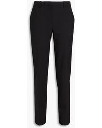 Theory - Wool-blend Crepe Slim-leg Pants - Lyst
