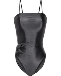 Skin The Charlize Twisted Swimsuit - Grey