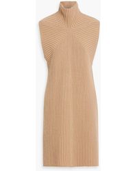 JOSEPH - Ribbed Merino Wool Turtleneck Tunic - Lyst