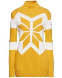 Fusalp Justine Merino Wool And Cashmere-blend Turtleneck Sweater - Yellow