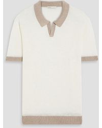 Onia - Johnny Linen Polo Sweater - Lyst