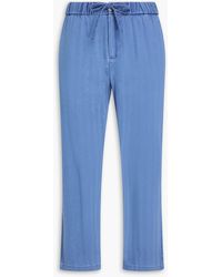 Frescobol Carioca - Rocha Herringbone Cotton Drawstring Pants - Lyst
