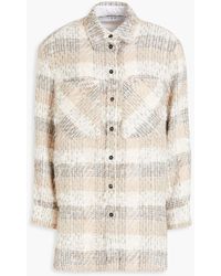 IRO - Dakan hemd aus bouclé-tweed aus einer woll-, baumwoll-alpakamischung - Lyst